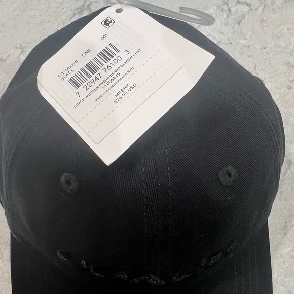 NWT Coach Embroidered Baseball Hat - Picture 6 of 7